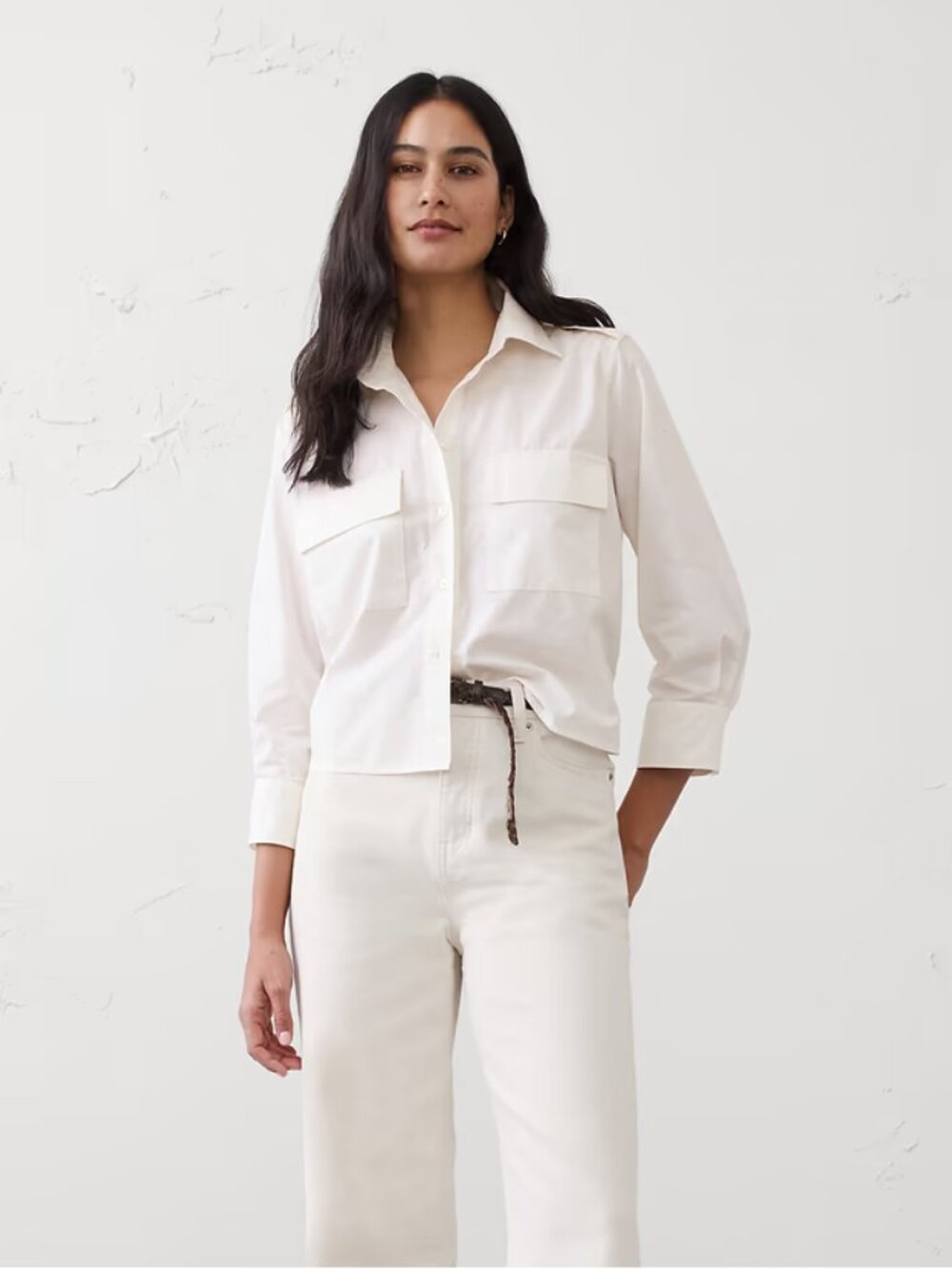 Banana Republic Poplin Utility Shirt